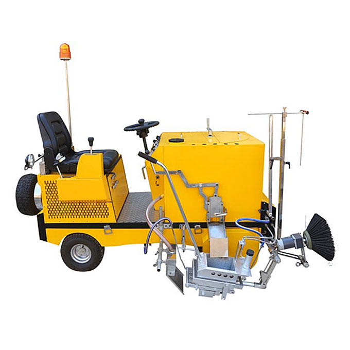 Driving Thermoplastic Road Marking Machine